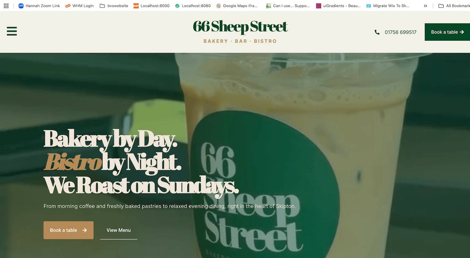 66 Sheep Street homepage